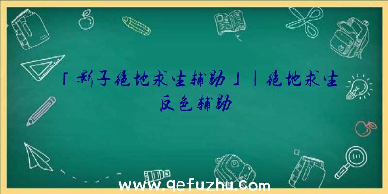 「影子绝地求生辅助」|绝地求生反色辅助